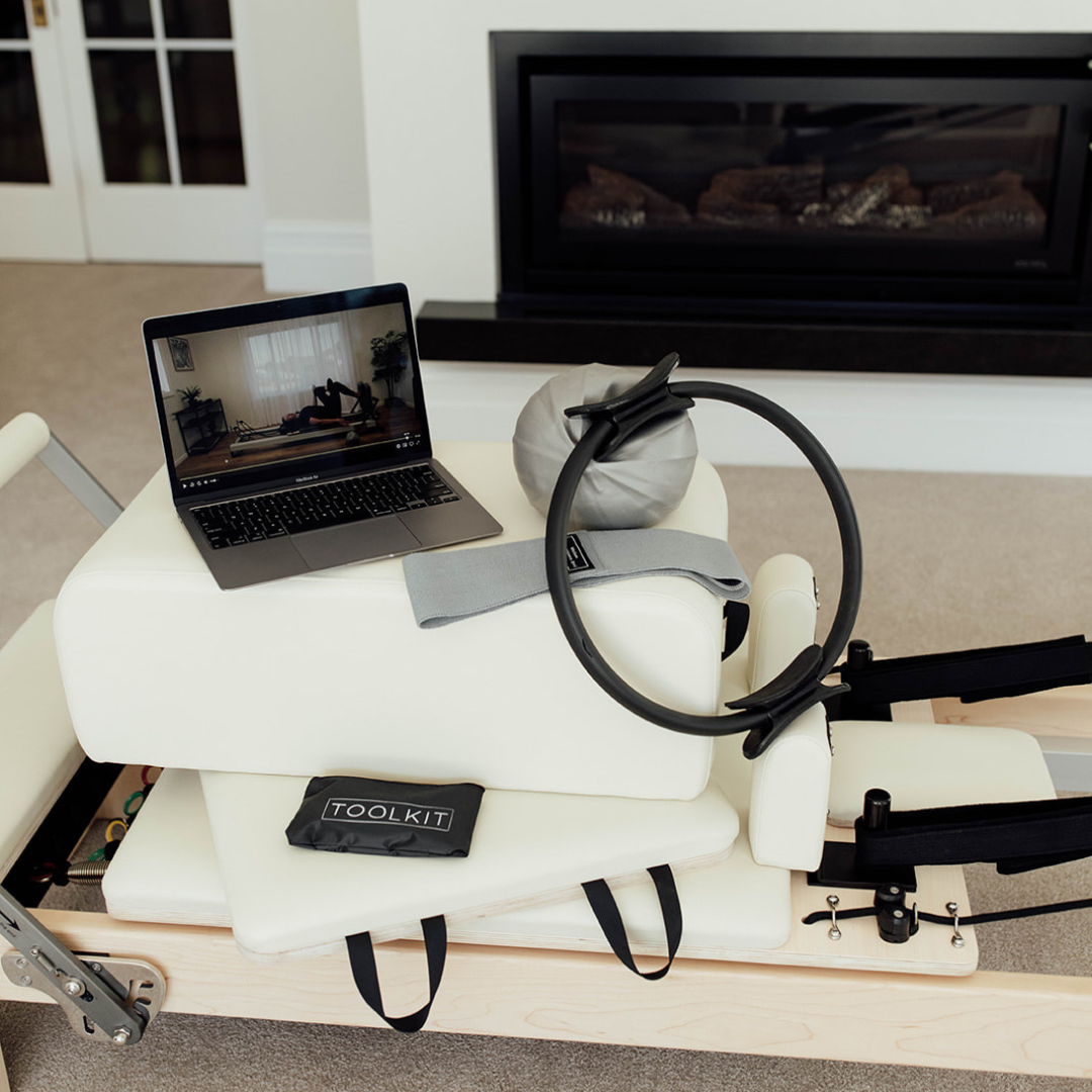 at home set up for freedom pilates reformer